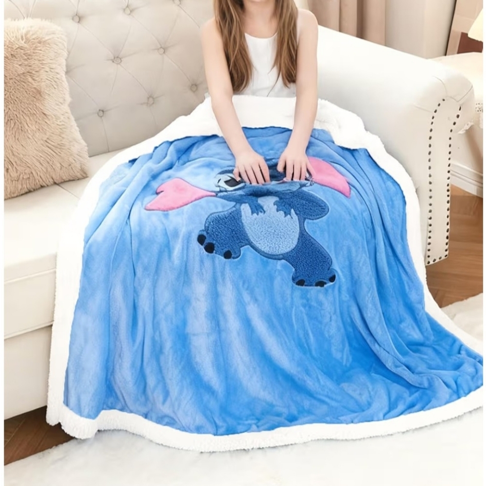 Serpa Flecee Throw Blanket 3D Stitch 50 X 60